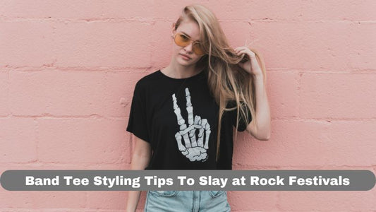 Band Tee Styling Tips To Slay at Rock Festivals
