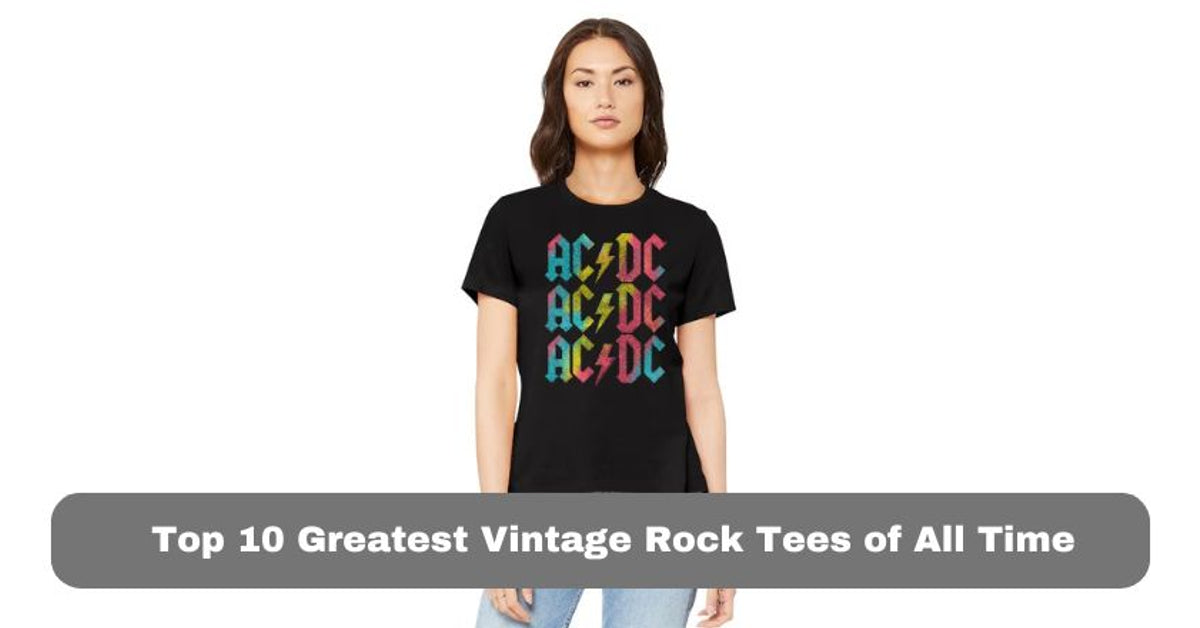 Top 10 Greatest Vintage Rock Tees of All Time – Paradiso Clothing