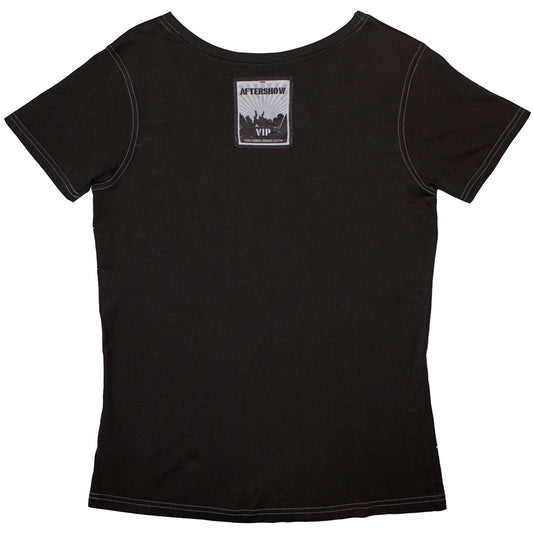 AC/DC Ladies T-Shirt: 74 Jailbreak (Grey) (Back Print & Ex-Tour)