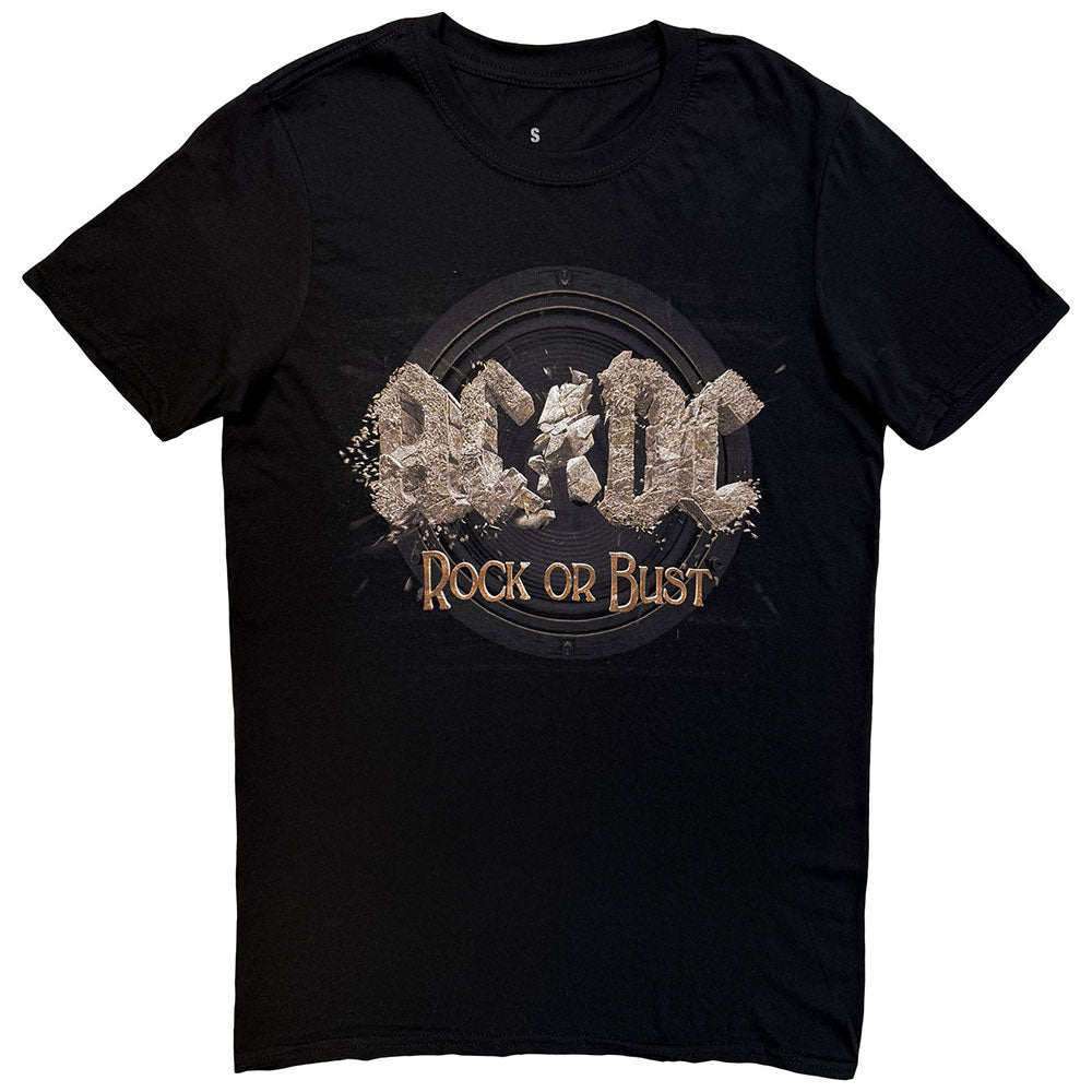 AC/DC Unisex T-Shirt: Rock or Bust (Black)