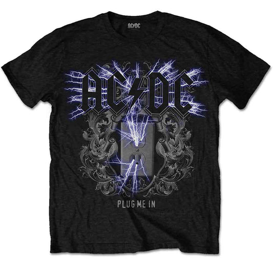AC/DC Unisex T-Shirt: Electric (Black)