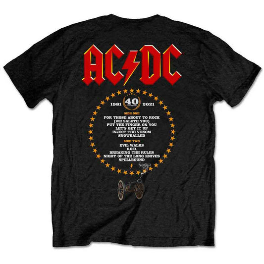 AC/DC Unisex T-Shirt: Minnesota '80 (Black)