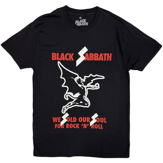 Black Sabbath Unisex T-Shirt: Sold our Soul (Black)
