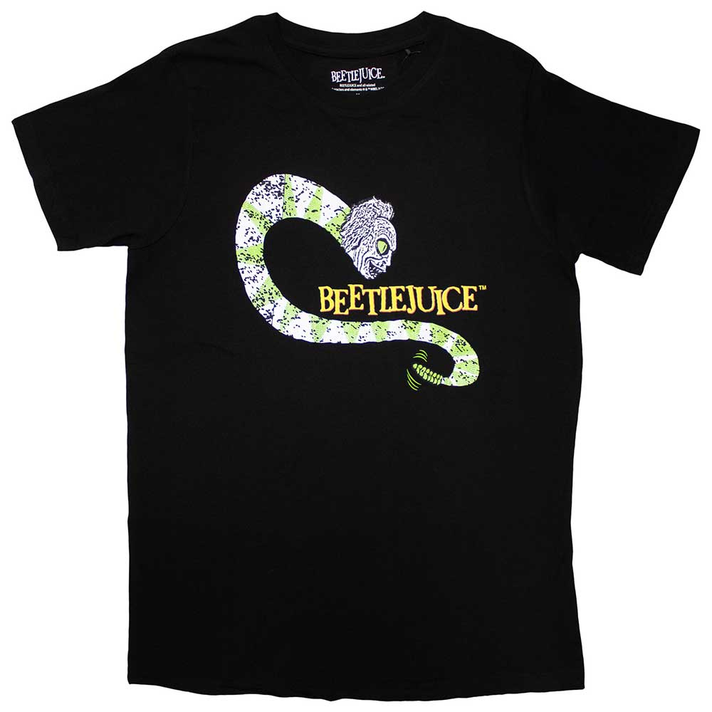Beetlejuice Unisex T-Shirt: Beetlesnake (Black)