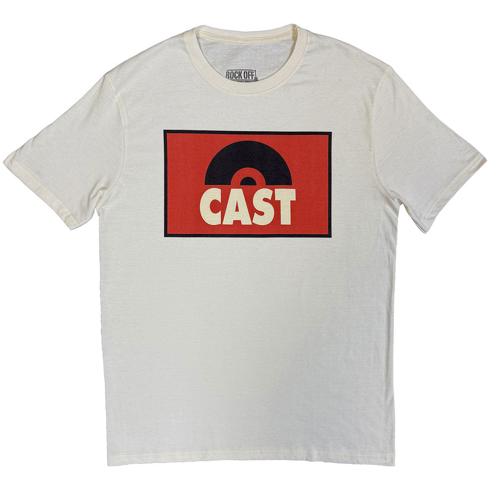 Cast Unisex T-Shirt: Square Logo Uni (Natural)