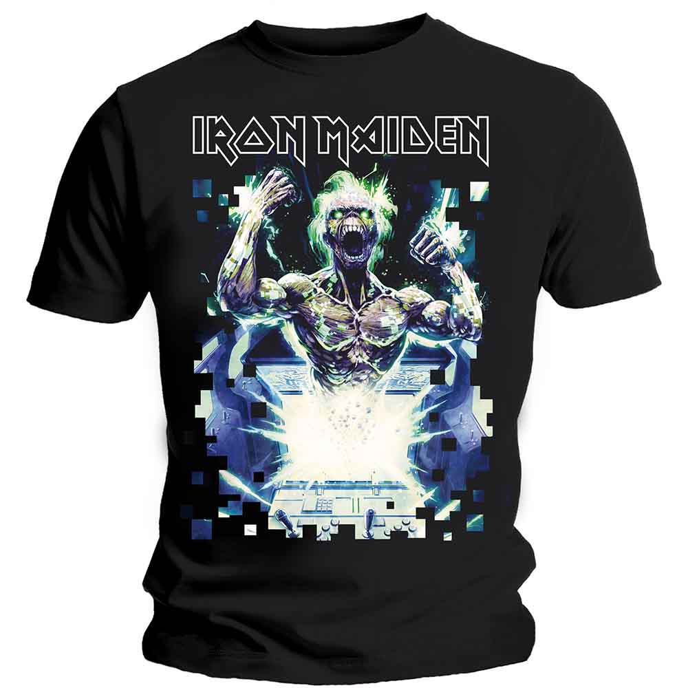 Iron Maiden Unisex T-Shirt: Speed of Light (Black)