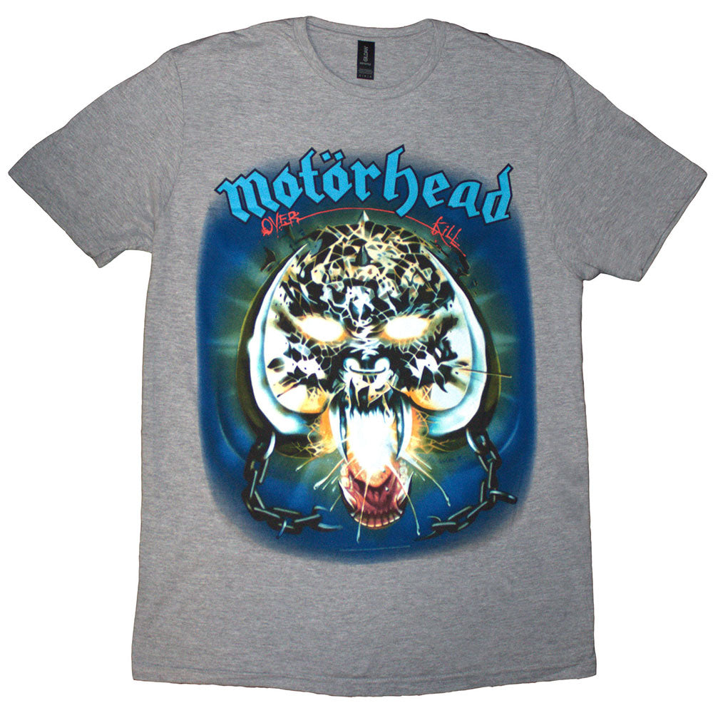 Motorhead Unisex T-Shirt: Overkill (Charcoal Grey)