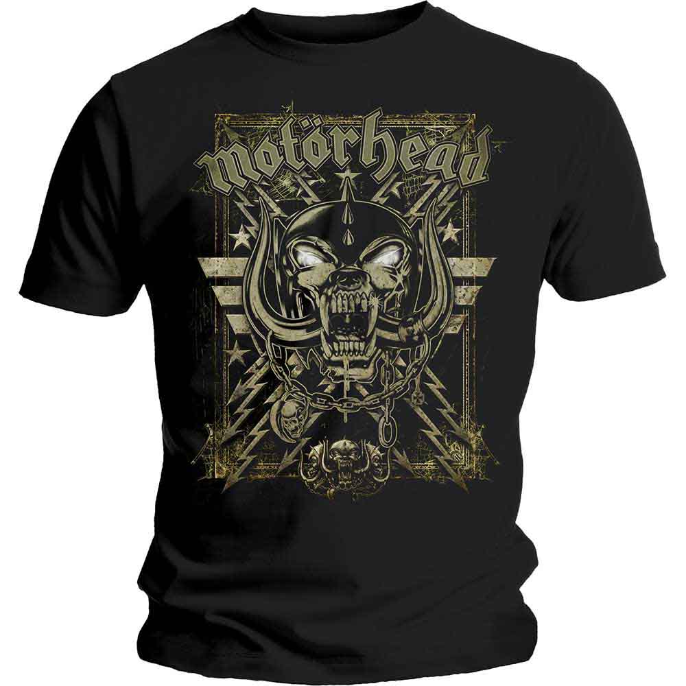Motorhead Unisex T-Shirt: Spider Webbed War Pig (Black)