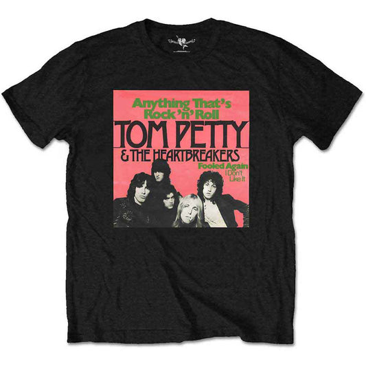 Tom Petty & The Heartbreakers Unisex T-Shirt: Anything (Black)