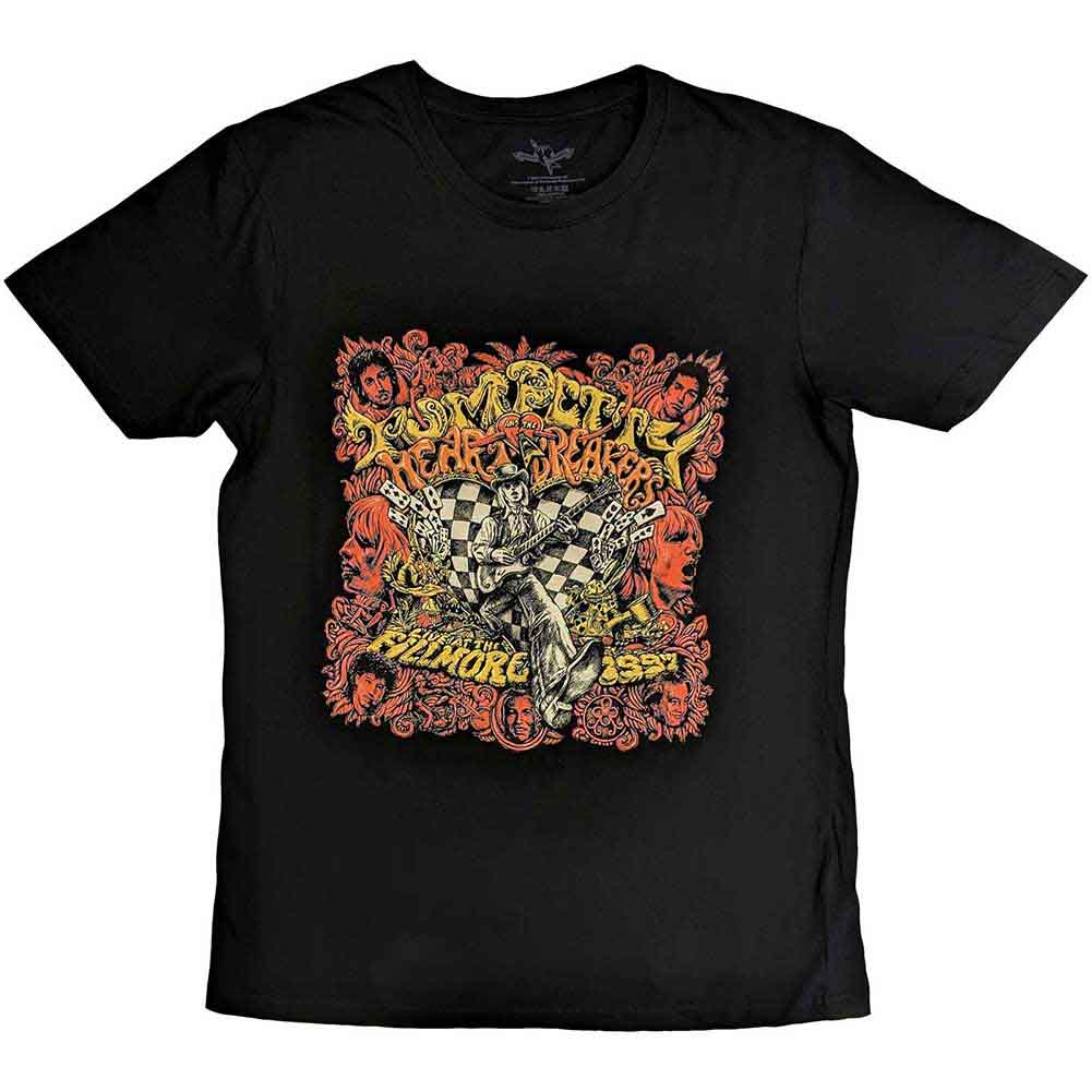 Tom Petty & The Heartbreakers Unisex T-Shirt: Fillmore 1997 (Black)