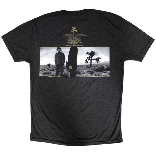 U2 Unisex T-Shirt: Joshua Tree Dates 2017 (Grey) (Back Print & Ex-Tour)