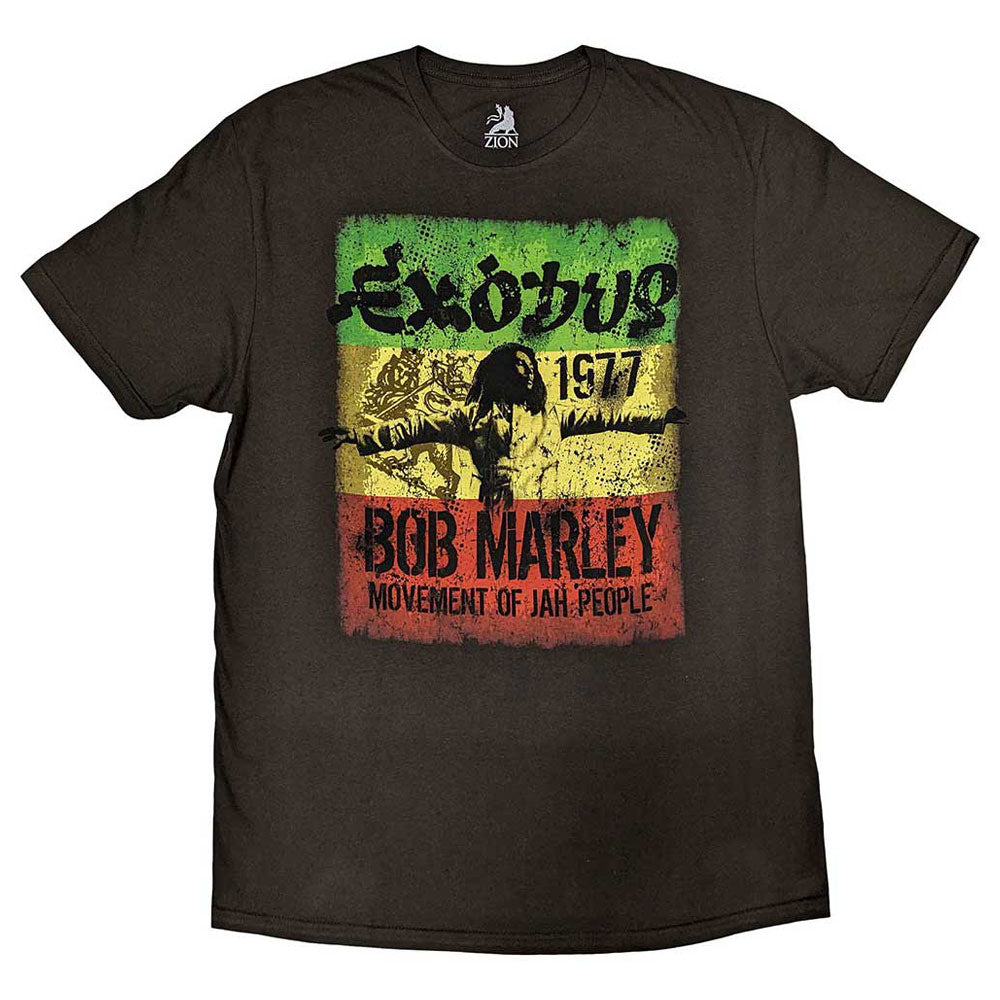 Bob Marley Unisex T-Shirt: Movement (Black)