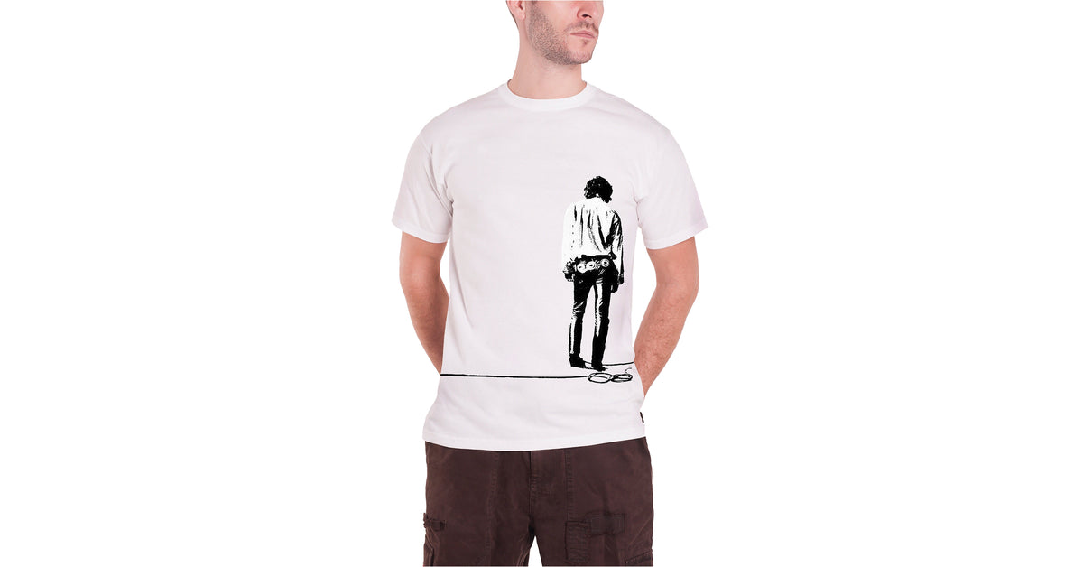 T-shirt Ufficiale The Doors Solitary Da Uomo Bianca The Doors Solitary Da Uomo Bianca 274930799959 - Foto 3