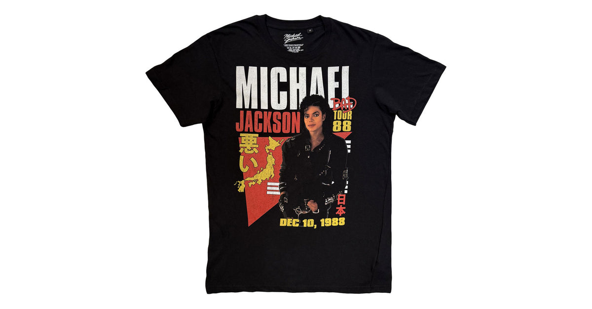 Michael Jackson Bad Tour 88 Tokyo T Shirt – Paradiso Clothing