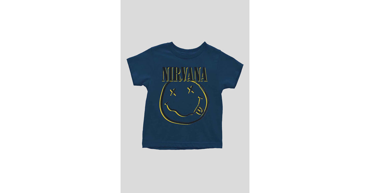 Nirvana Toddler Inverse Grunge Smile T Shirt – Paradiso Clothing