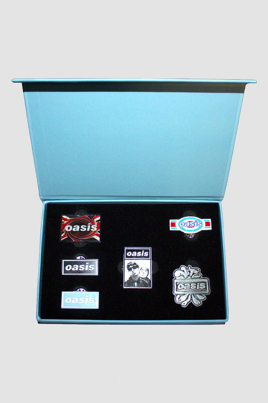 Oasis Band Logo Pin Badge Gift Set