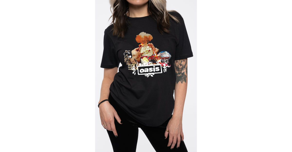 Oasis Dig Out Your Soul Atomic Collage T Shirt – Paradiso Clothing