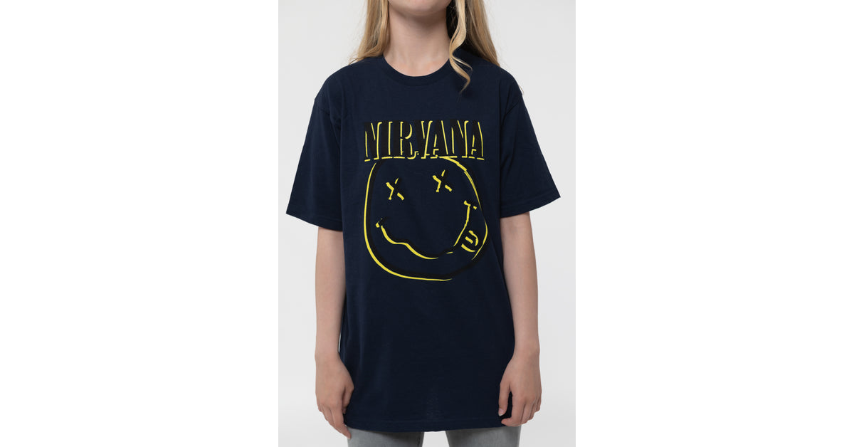 Nirvana Kids Inverse Grunge Smile T Shirt – Paradiso Clothing