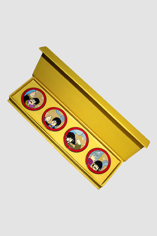 The Beatles Yellow Submarine Portholes Boxed Pin Badge Set