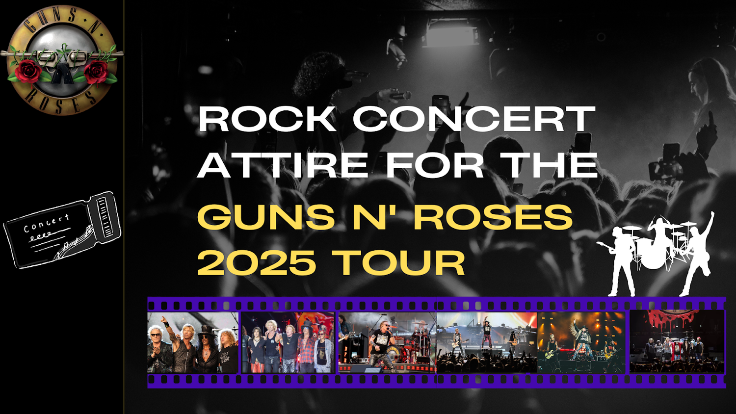 Must-Have Rock Concert Attire for the Guns N' Roses 2025 Tour ...