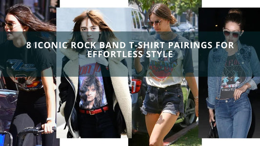 8 Iconic Rock Band T-shirt Pairings for Effortless Style