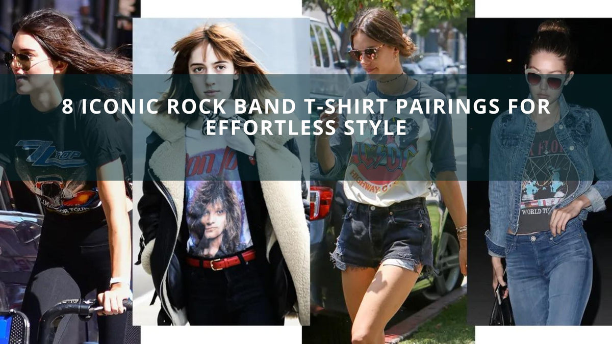 8 Iconic Rock Band T-shirt Pairings for Effortless Style – Paradiso ...