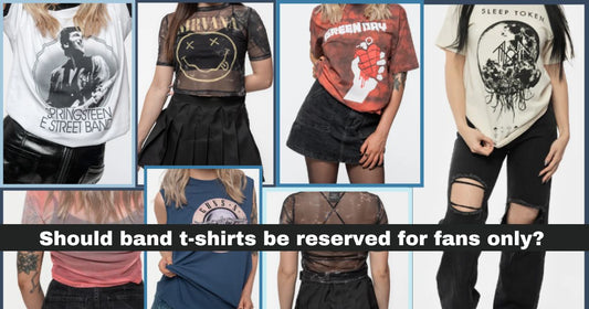 Should band t-shirts be reserved for fans only?