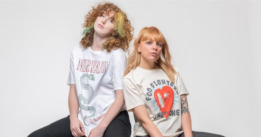 Vintage Vibes: How To Mix And Match Women's Band T-Shirts With Retro Pieces