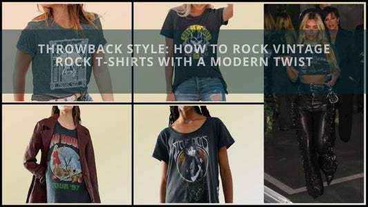 Throwback Style: How to Rock Vintage Rock T-Shirts with a Modern Twist