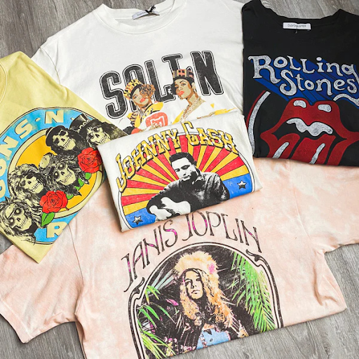 POPULAR BANDS AND THEIR TEES!- HYPED