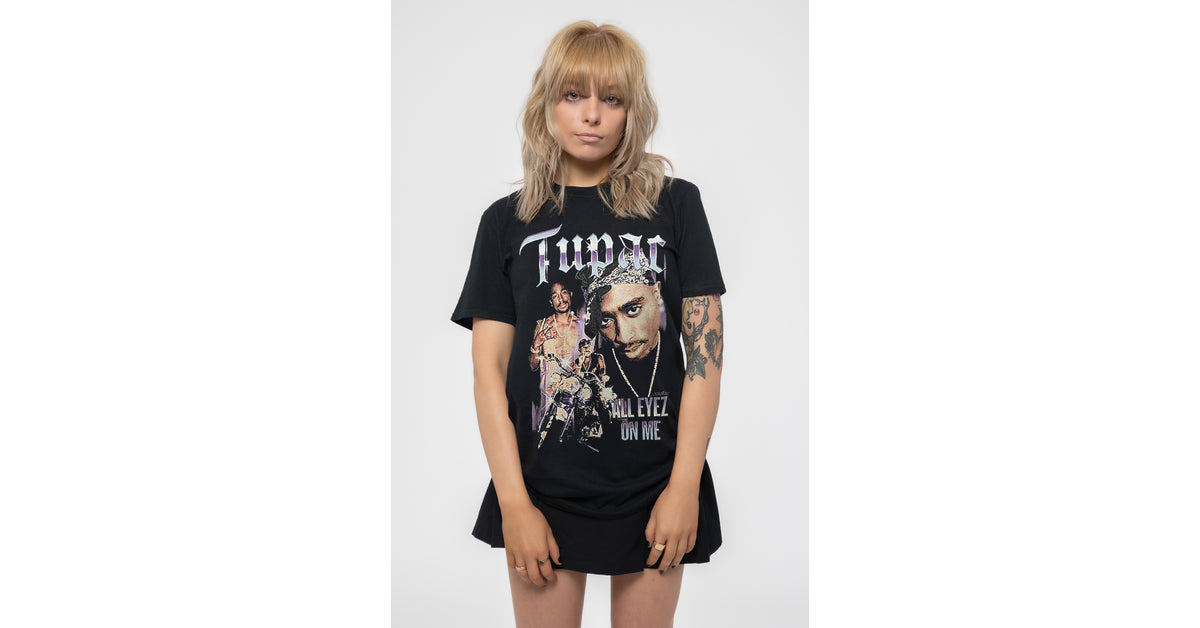 Tupac All Eyez Blue Homage Skinny Fit T Shirt – Paradiso Clothing