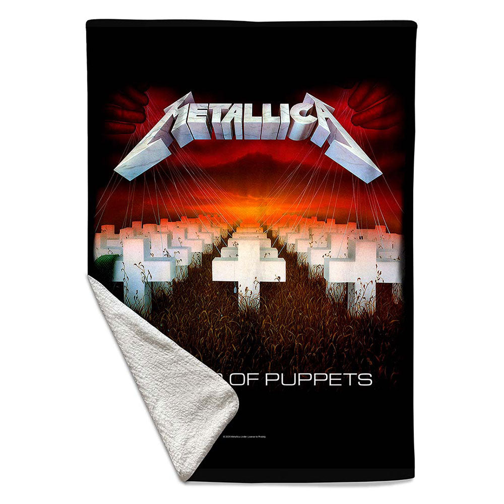 Metallica Sherpa Fleece Blanket Master Of Puppets