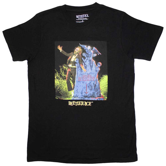 Beetlejuice Unisex T-Shirt: Grave (Black)