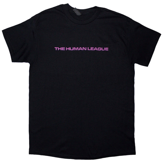 The Human League Unisex T-Shirt: Generations Tour '24 Text (Black) (Back Print & Ex-Tour)