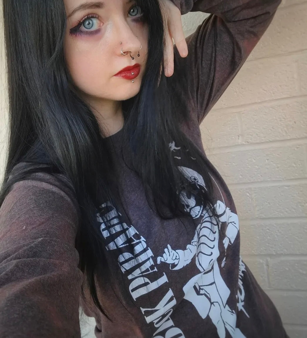 My Chemical Romance Black Parade Marching Dip Dye Long Sleeve