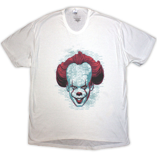 IT Unisex T-Shirt: Pennywise Come Home (White)