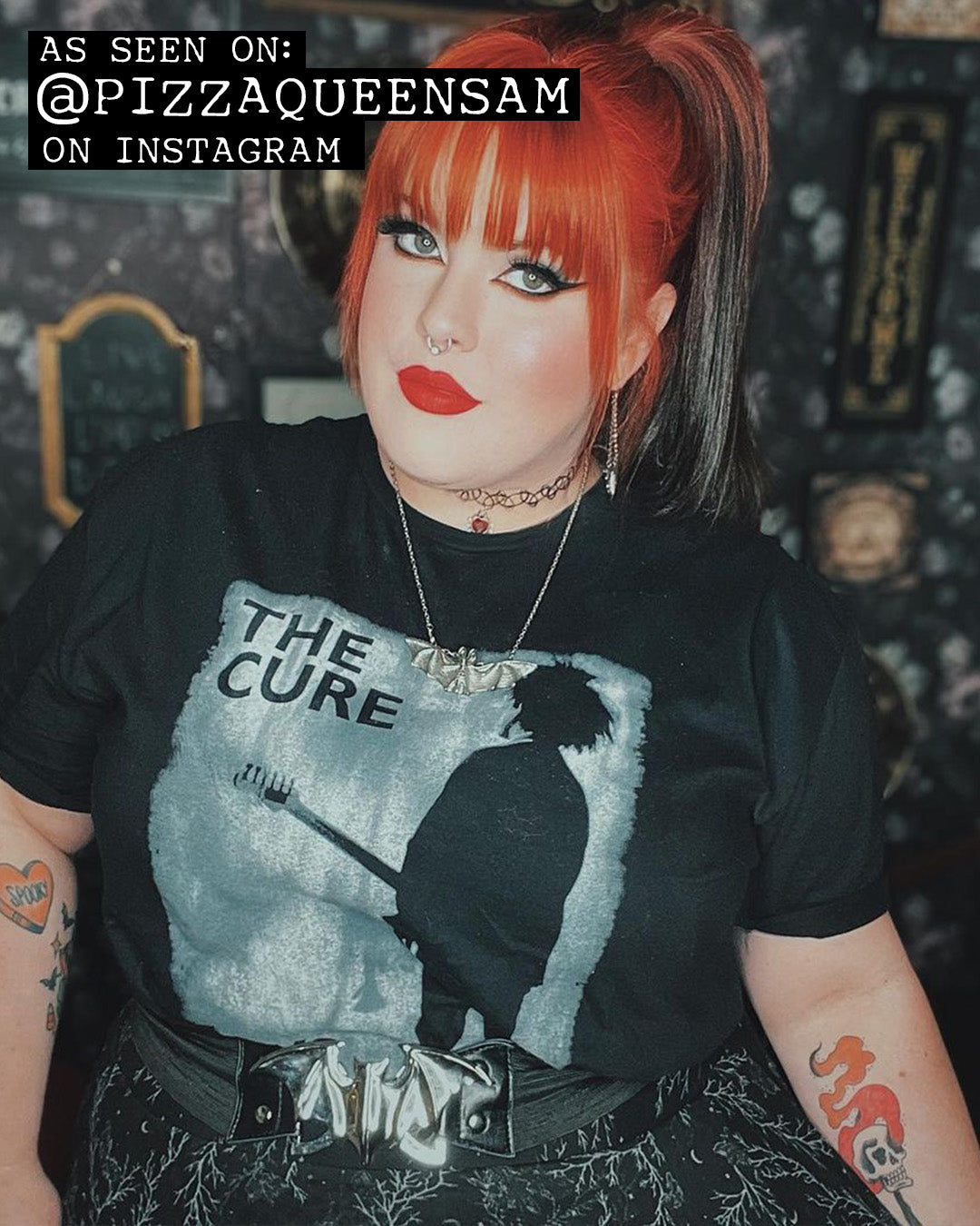 The Cure Boys Don't Cry Black & White Tee