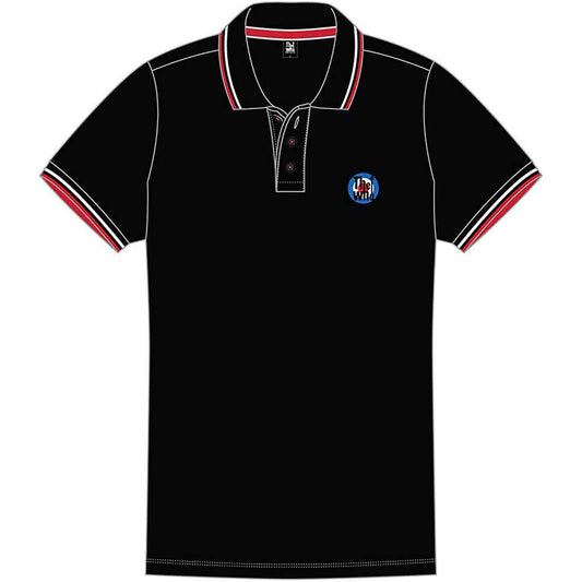 The Who Unisex Polo Shirt: Target (Black)