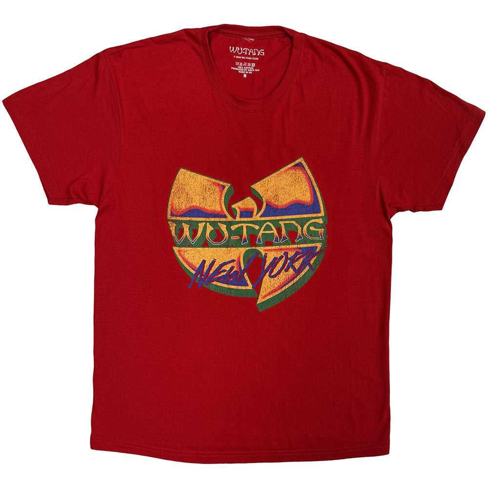 Wu-Tang Clan Unisex T-Shirt: New York V1 (Red)