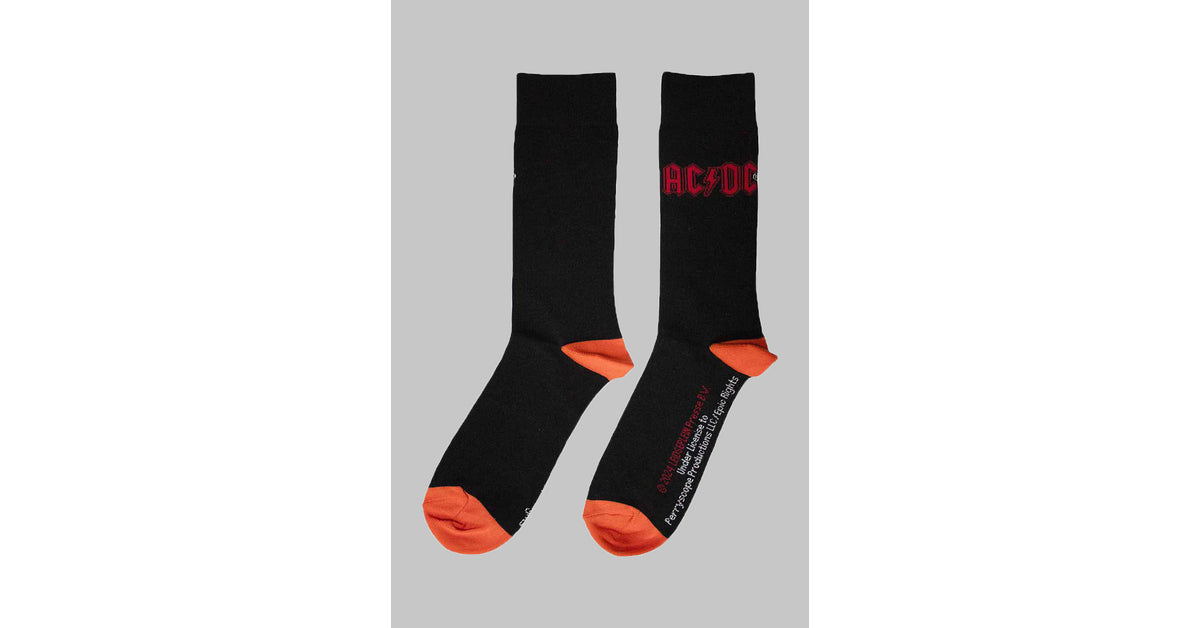 AC/DC Red Band Logo Ankle Socks – Paradiso Clothing
