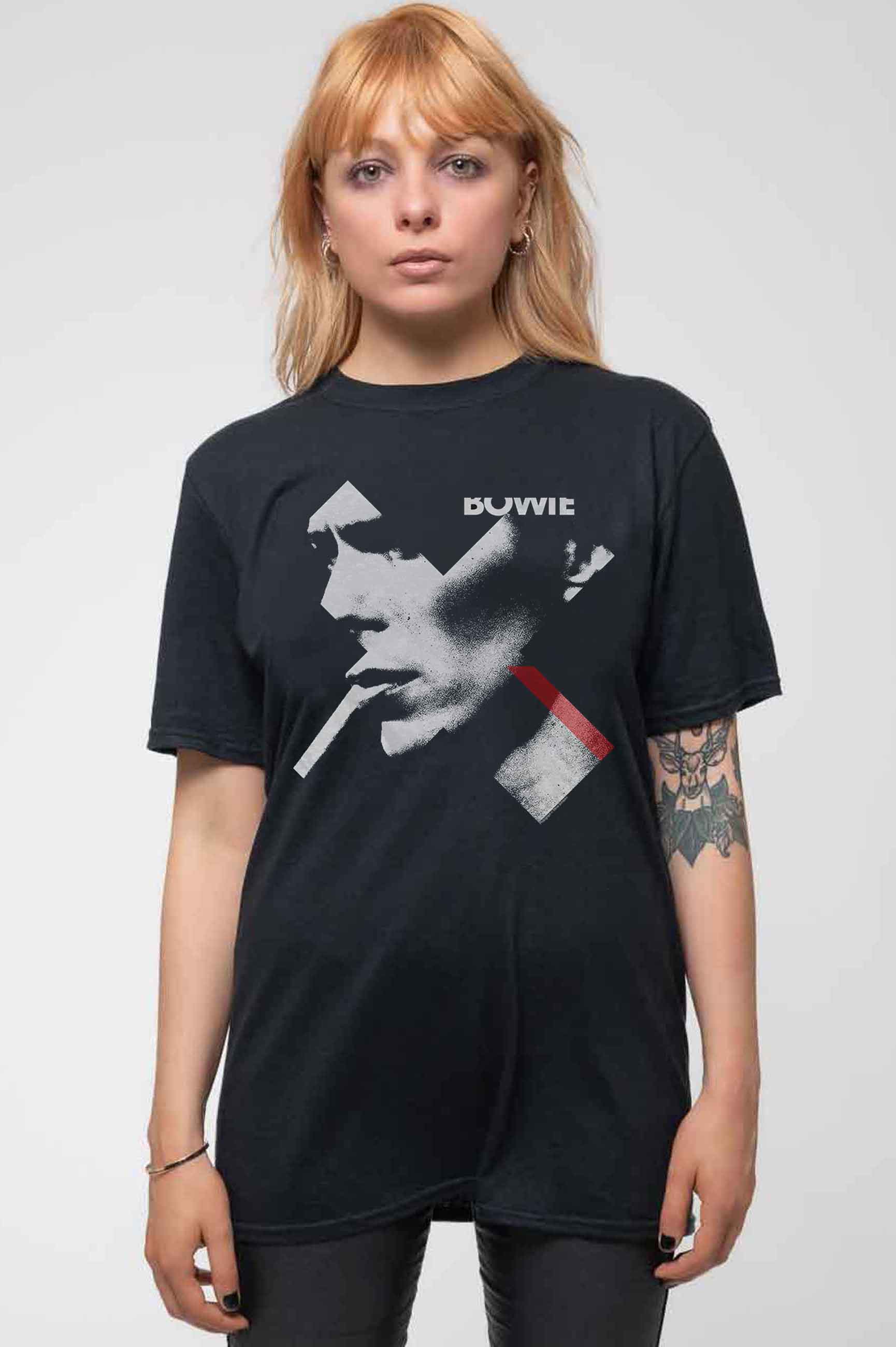 David Bowie X Smoking Portrait T Shirt – Paradiso Clothing
