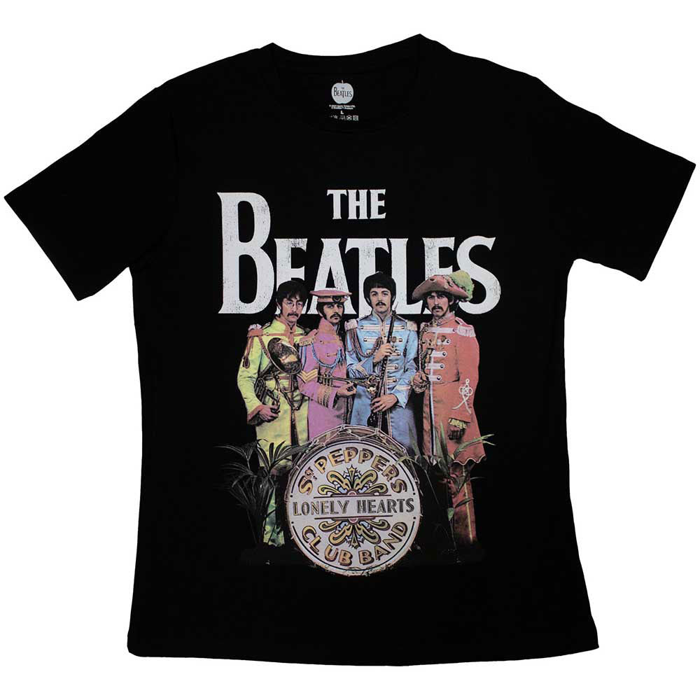 The Beatles Sgt Pepper Womens Skinny Fit T Shirt - Main Image