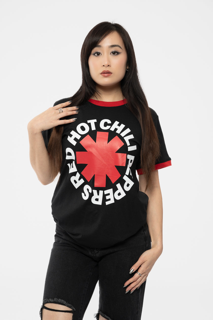 Red Hot Chili Peppers Classic Asterisk Ringer T Shirt – Paradiso