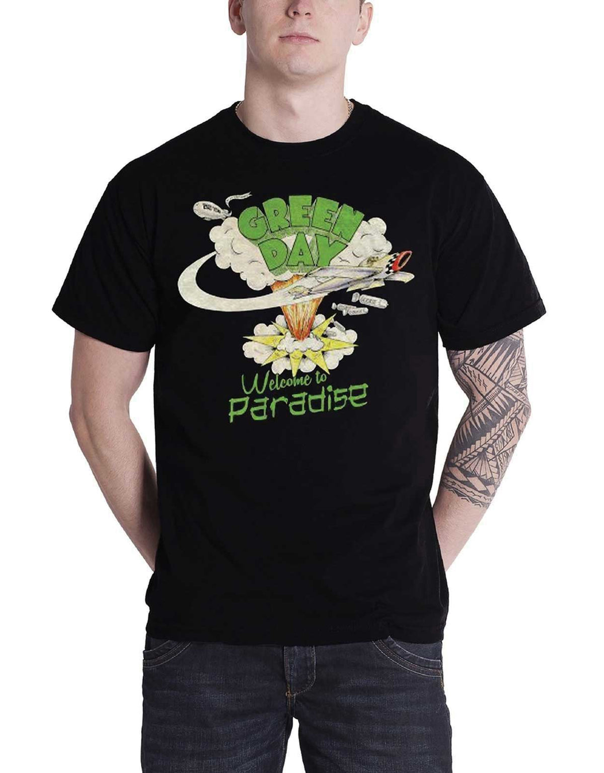 Green Day Welcome to Paradise T Shirt