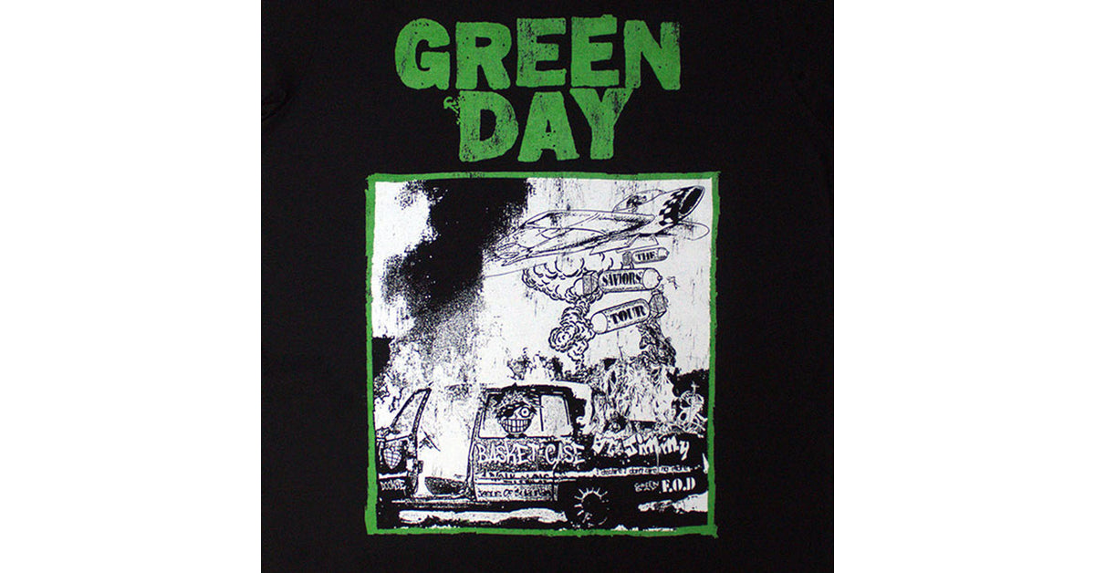 Green Day Riot Trio Band Logo T Shirt – Paradiso Clothing
