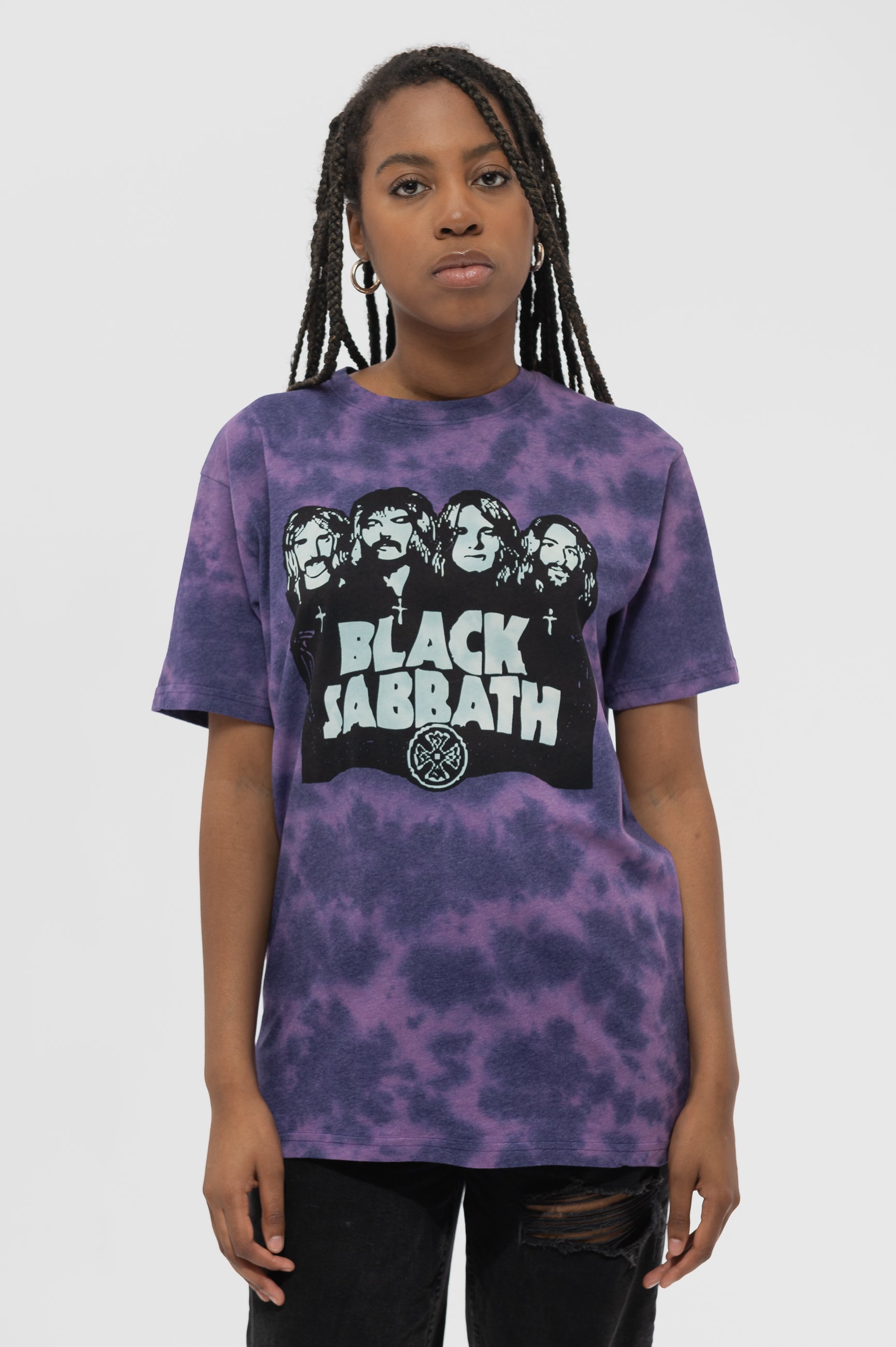 Black Sabbath バンドTシャツ Black Sabbath Band Logo Dye Wash T Shirt – Paradiso Clothing