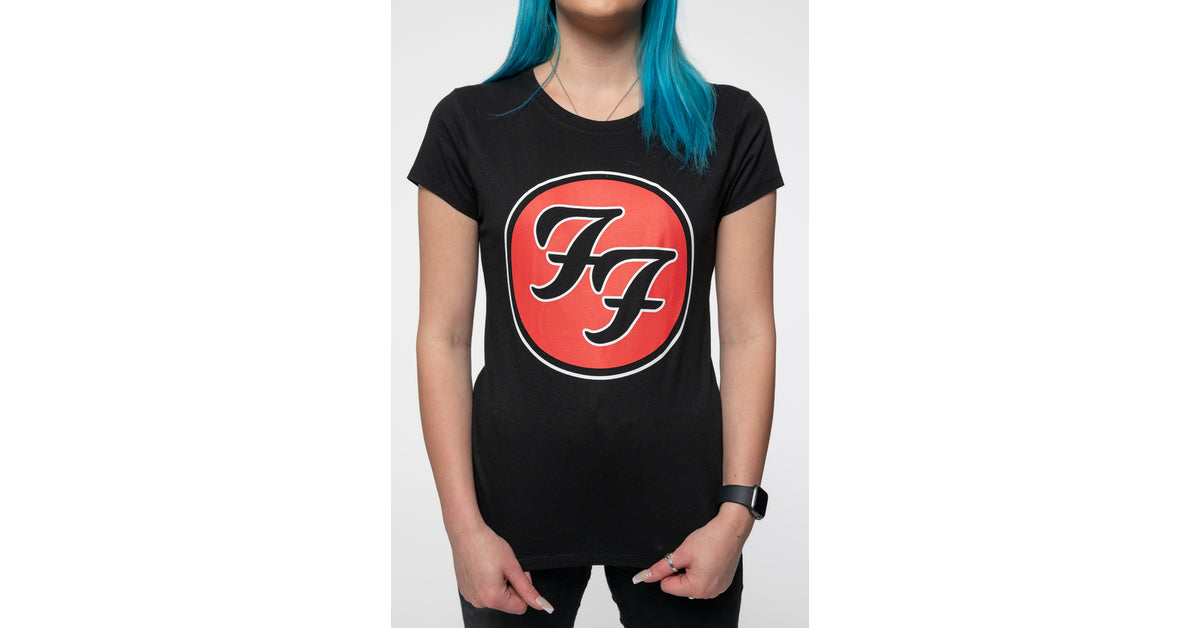 Foo Fighters FF Band Logo Skinny T Shirt – Paradiso Clothing