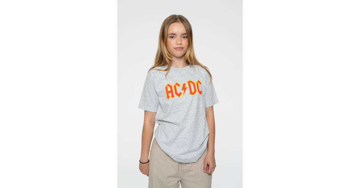AC/DC Kids Classic Band Logo Heather T Shirt – Paradiso Clothing