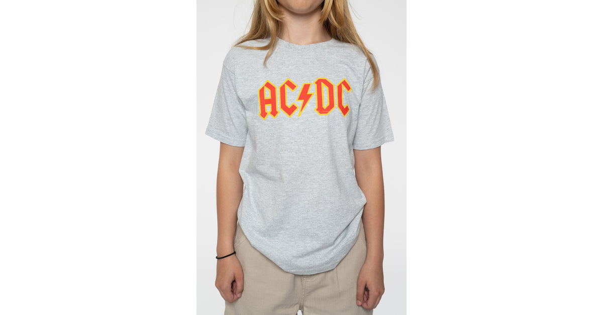 AC/DC Kids Classic Band Logo Heather T Shirt – Paradiso Clothing