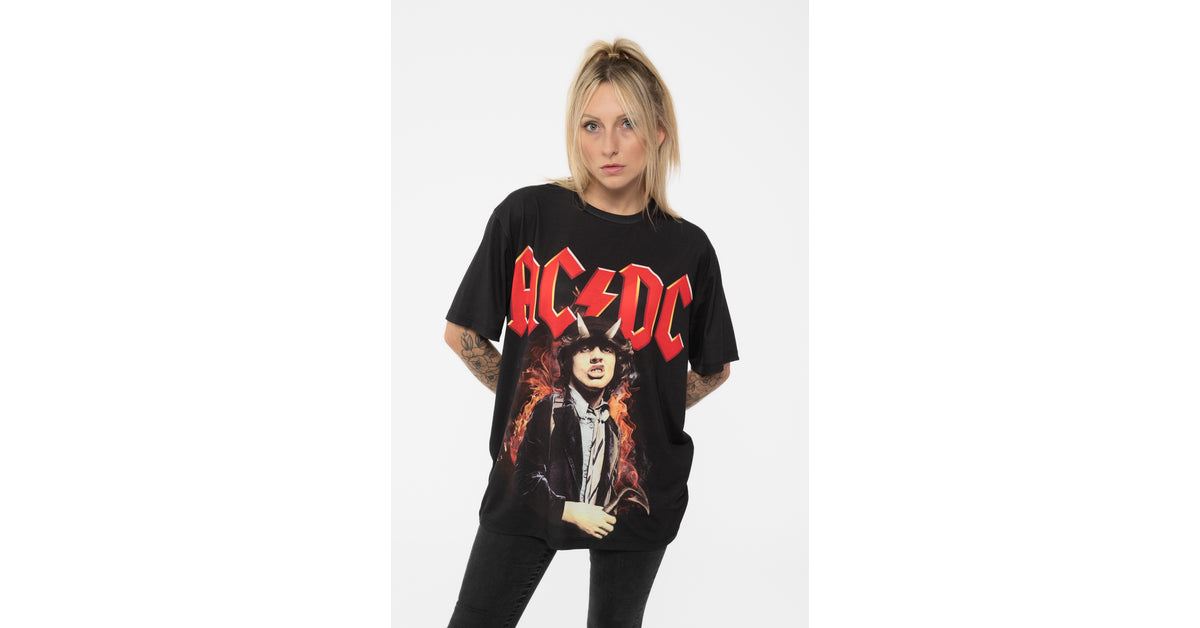 AC/DC Angus Highway To Hell Sublimation Print T Shirt – Paradiso Clothing